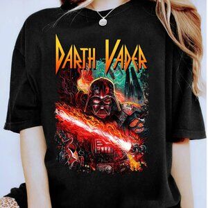 Star Wars Darth Vader Portrait Logo Graphic Unisex T Shirt  253